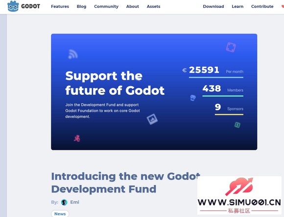 私募网:开源游戏引擎Godot Engine有新的Godot开发基金